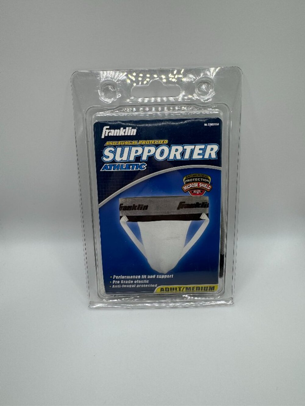 Franklin Athletic Supporter Jock Strap Adult MEDIUM AntiFungal Protection NIB